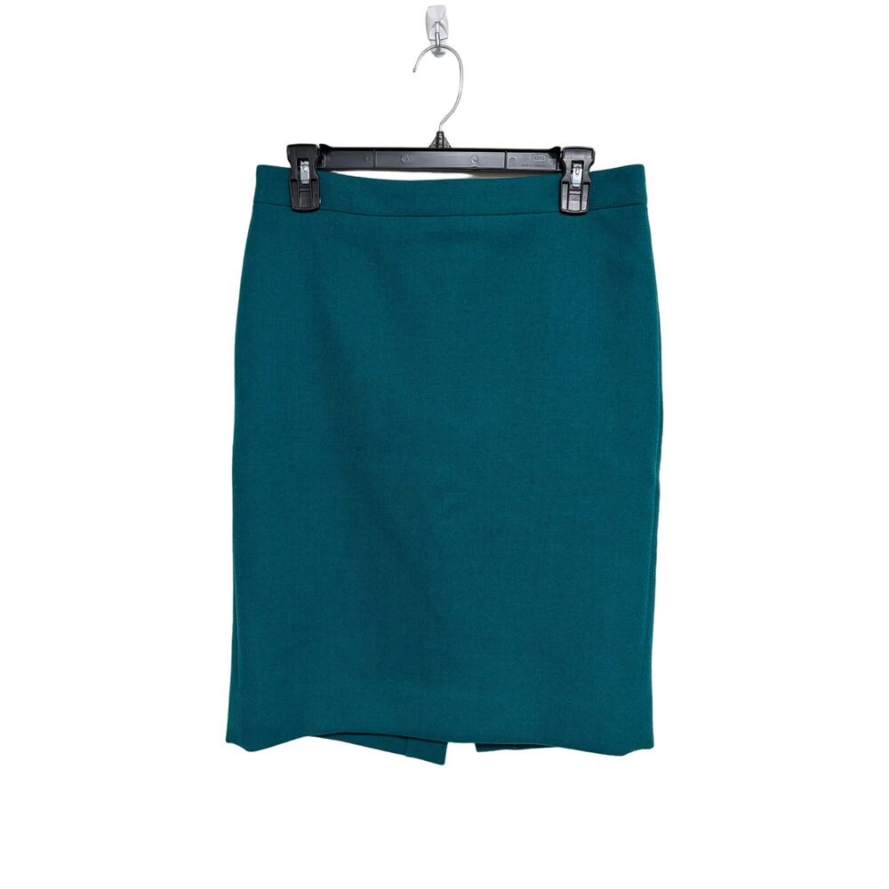 J. Crew‎ Womens Teal Pencil Skirt Size 6